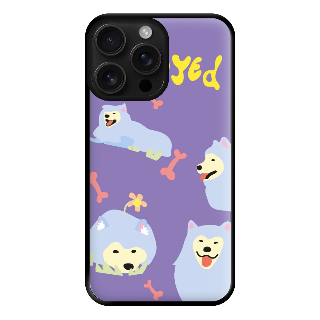 Samoyed - Dog Patterns Phone Case for iPhone 16 Pro Max