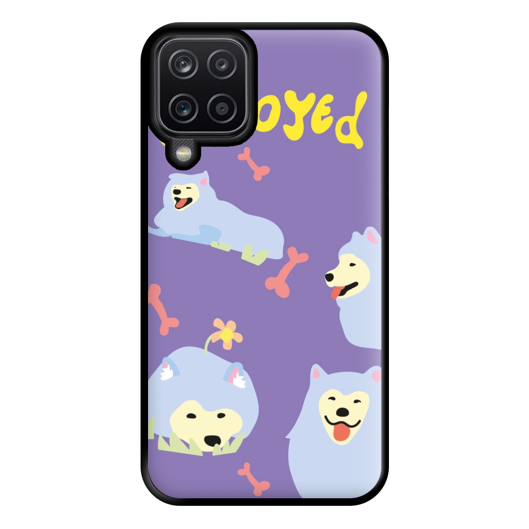 Samoyed - Dog Patterns Phone Case for Galaxy A12