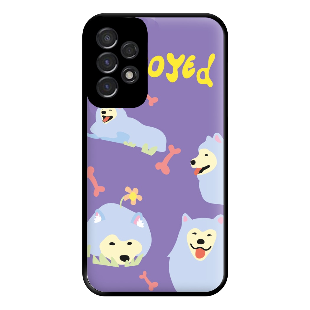 Samoyed - Dog Patterns Phone Case for Galaxy A53