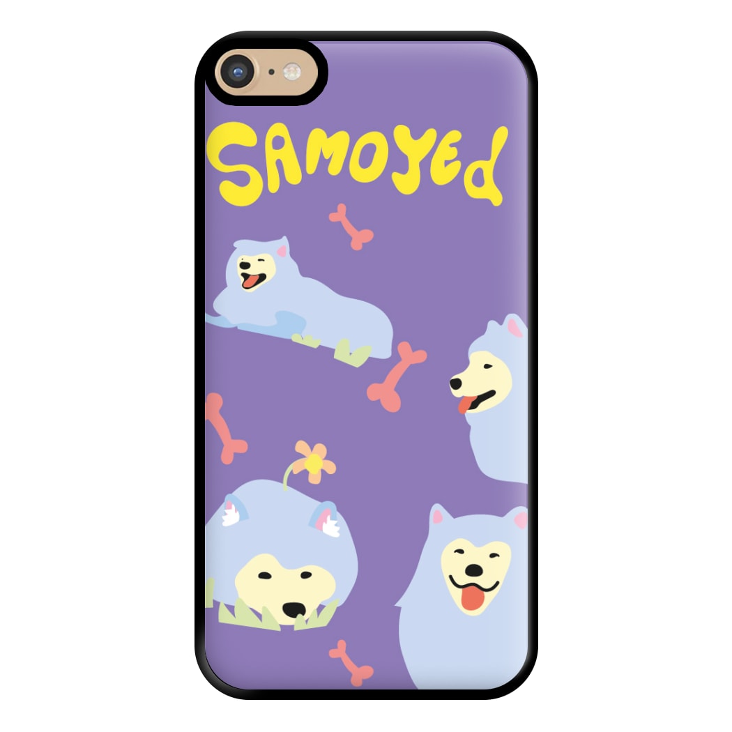 Samoyed - Dog Patterns Phone Case for iPhone 6 Plus / 7 Plus / 8 Plus