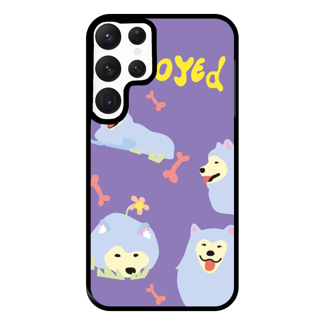 Samoyed - Dog Patterns Phone Case for Galaxy S22 Ultra