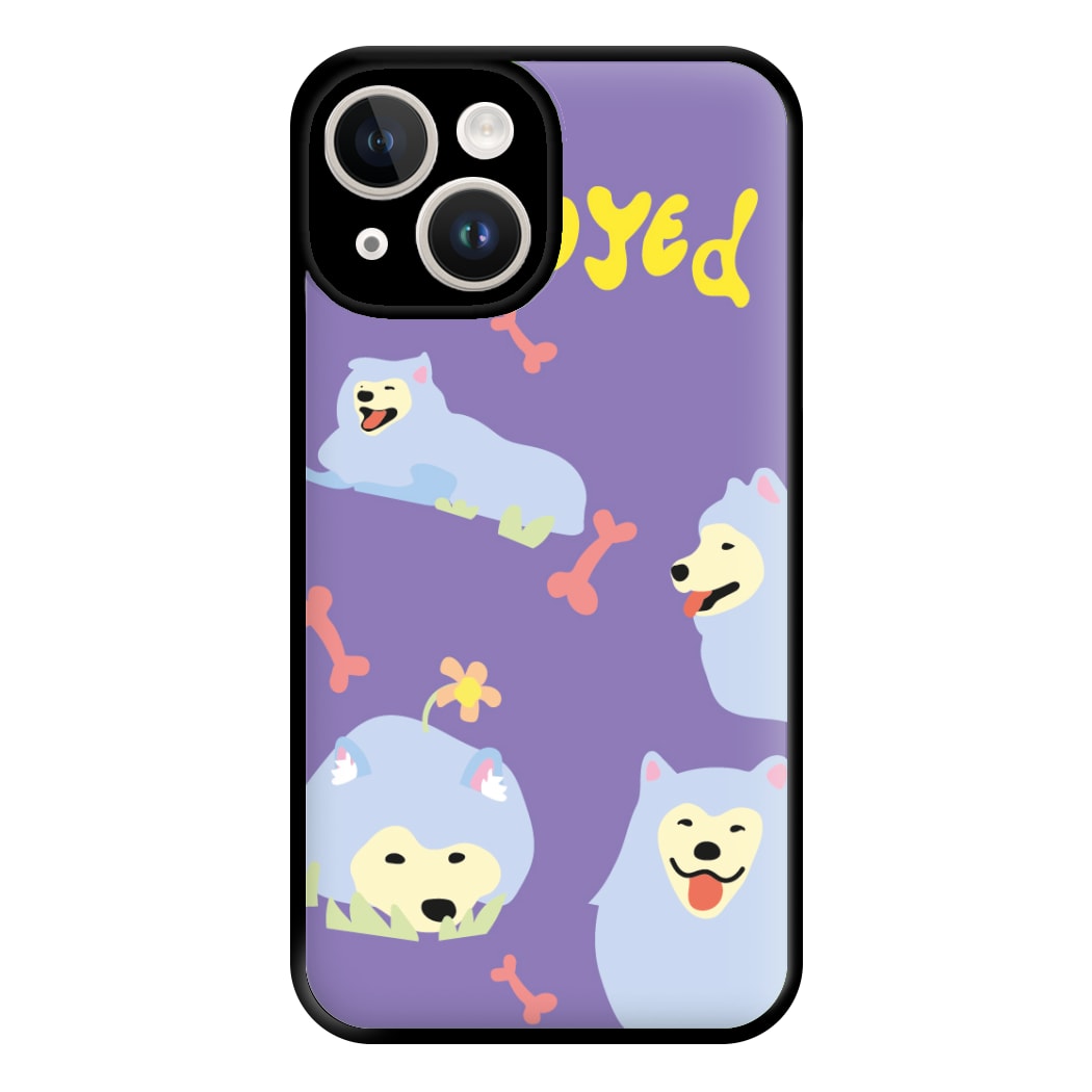 Samoyed - Dog Patterns Phone Case for iPhone 14