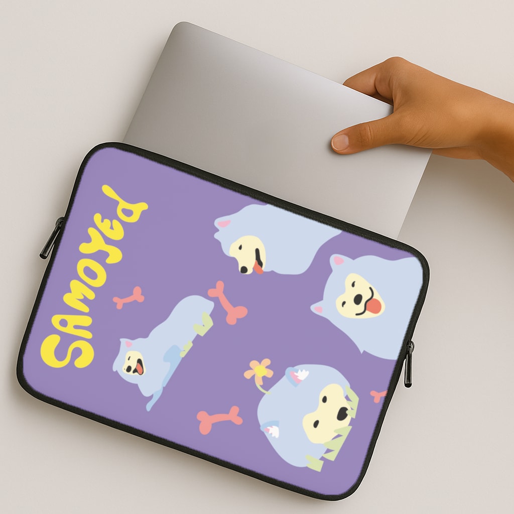 Samoyed - Dog Patterns MacBook Case