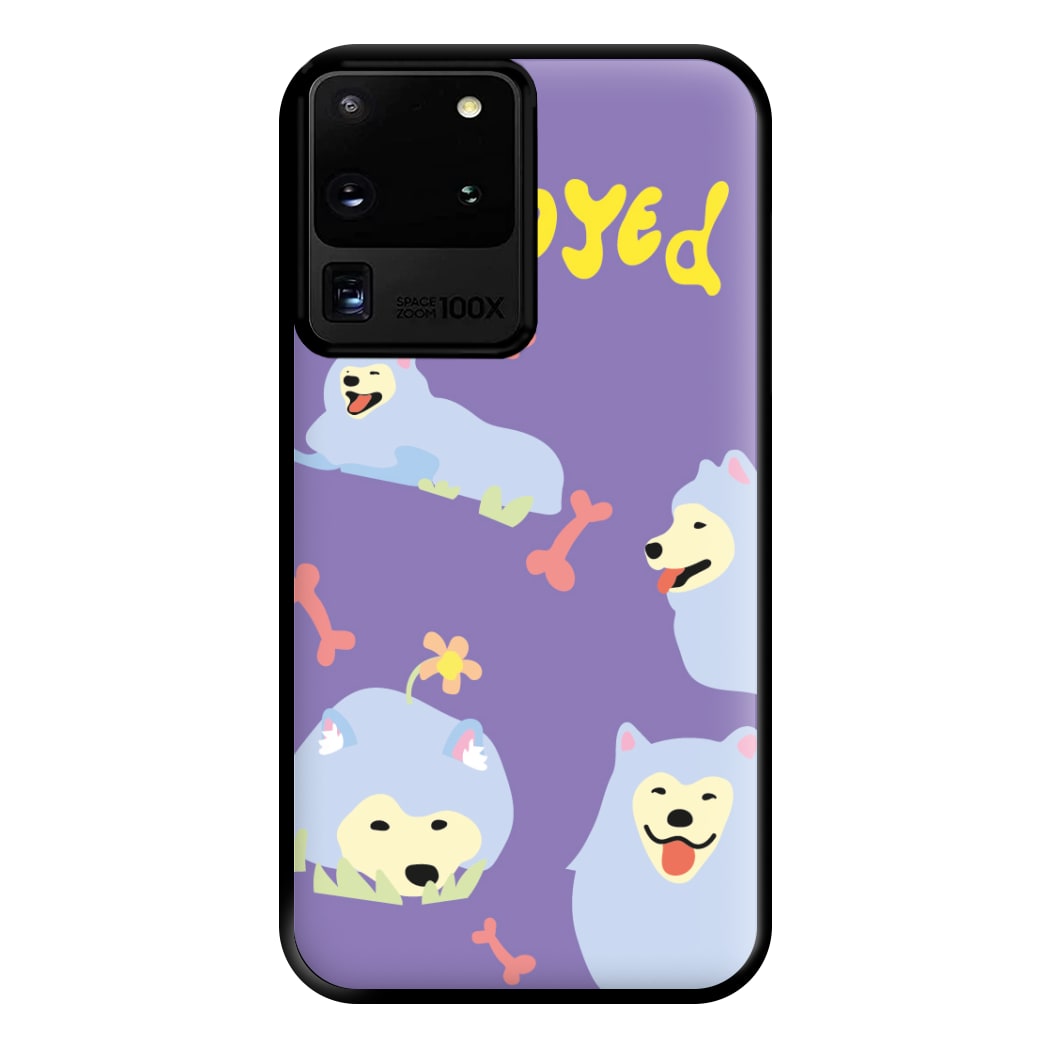 Samoyed - Dog Patterns Phone Case for Galaxy S20 Ultra