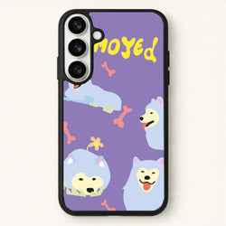 Samoyed - Dog Patterns Phone Case for Galaxy S26