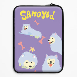 Samoyed - Dog Patterns Universal Laptop Sleeve