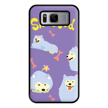 Samoyed - Dog Patterns Phone Case for Galaxy S8 Plus