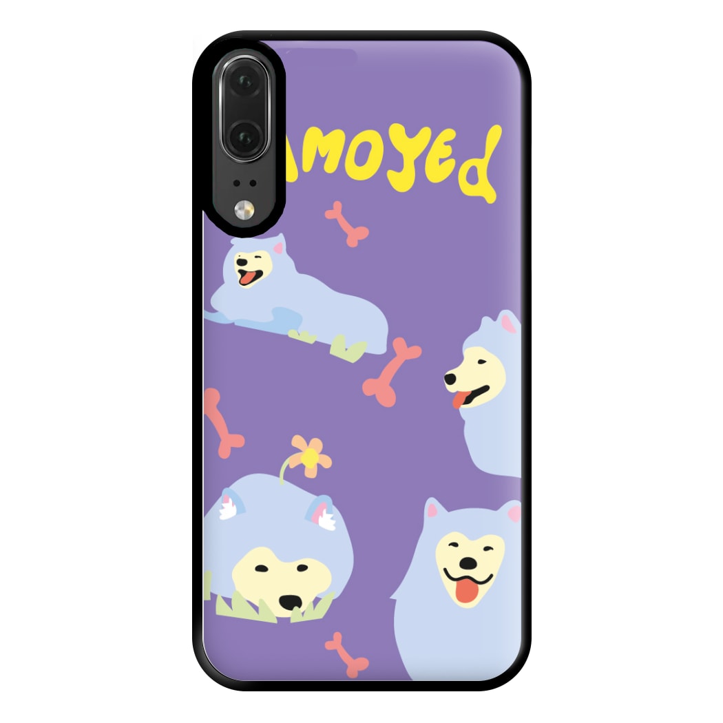 Samoyed - Dog Patterns Phone Case for Huawei P20