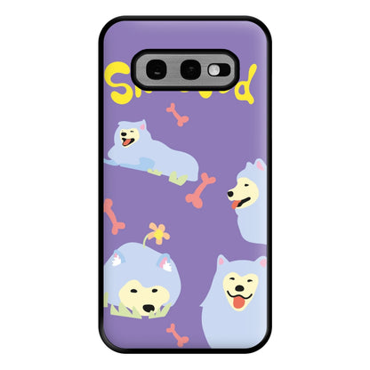 Samoyed - Dog Patterns Phone Case for Galaxy S10e