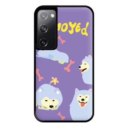 Samoyed - Dog Patterns Phone Case for Galaxy S20