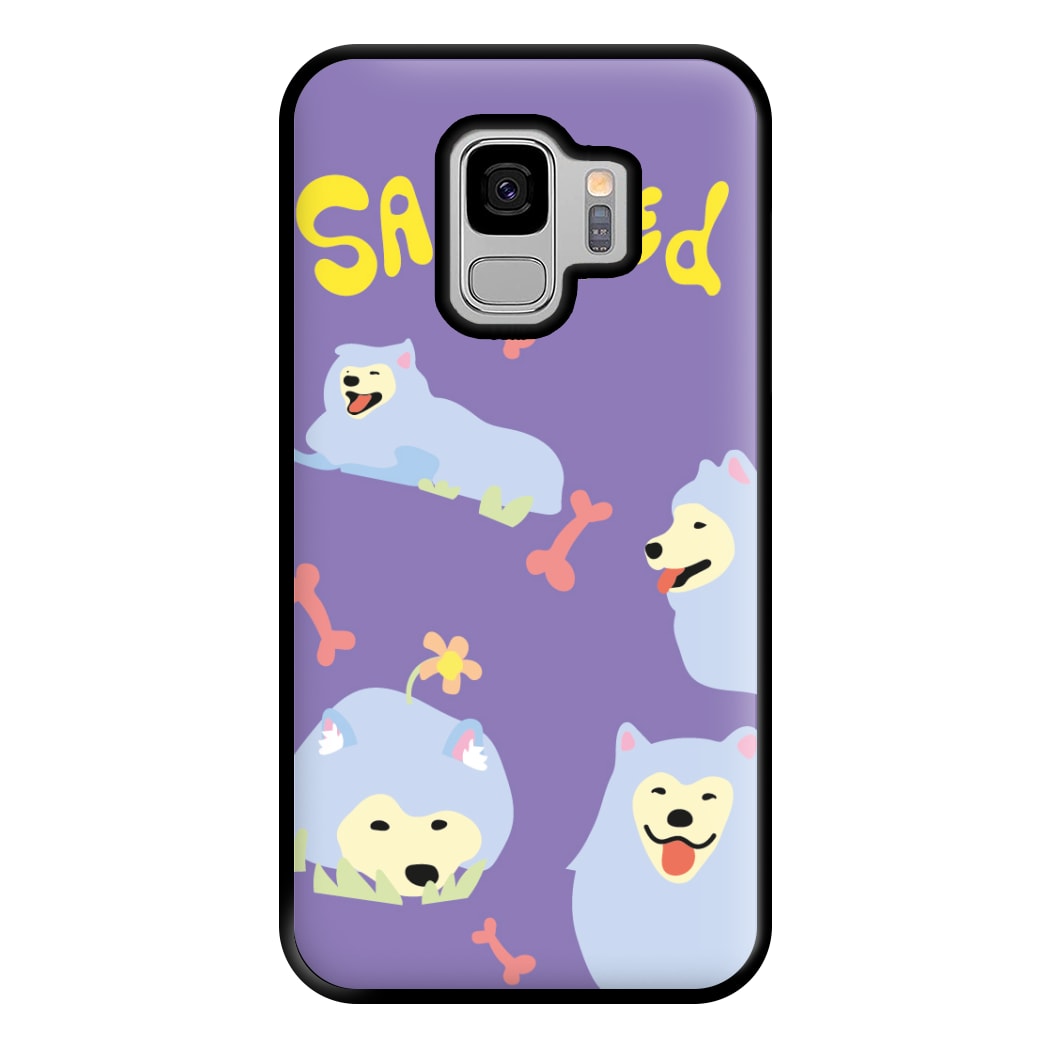 Samoyed - Dog Patterns Phone Case for Galaxy S9 Plus