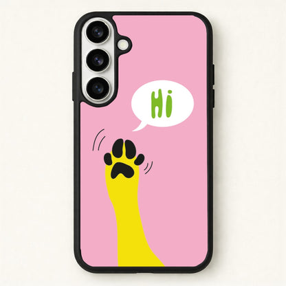Hi - Dog Patterns Phone Case for Galaxy S26