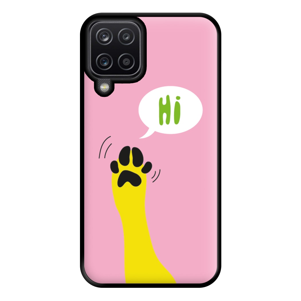 Hi - Dog Patterns Phone Case for Galaxy A12