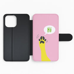 Hi - Dog Patterns Flip Phone Case