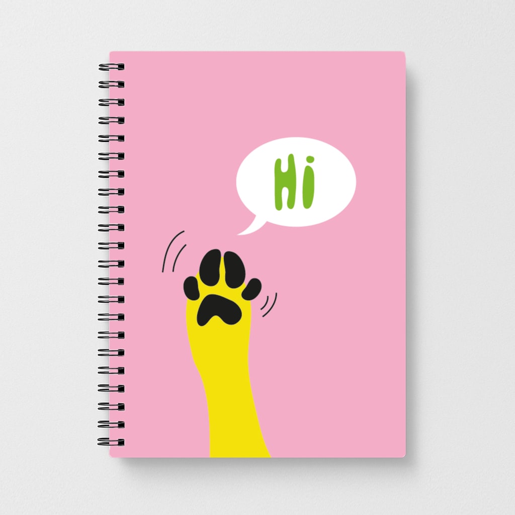 Hi - Dog Patterns Notebook