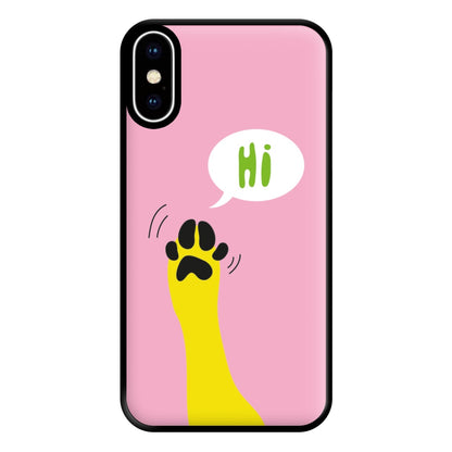 Hi - Dog Patterns Phone Case for iPhone XS Max