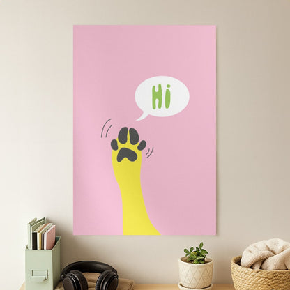 Hi - Dog Patterns Poster
