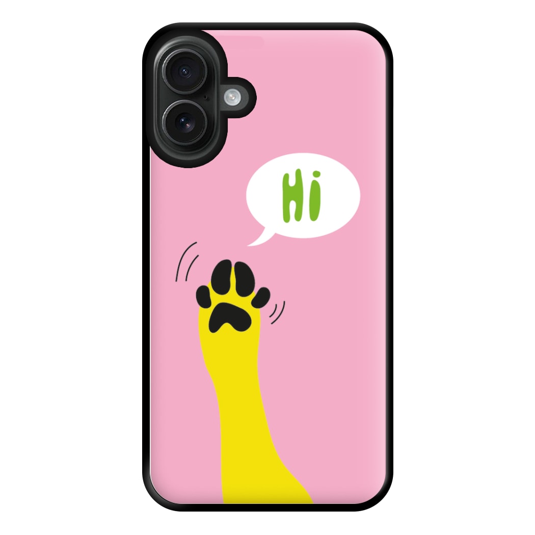 Hi - Dog Patterns Phone Case for iPhone 16 Plus