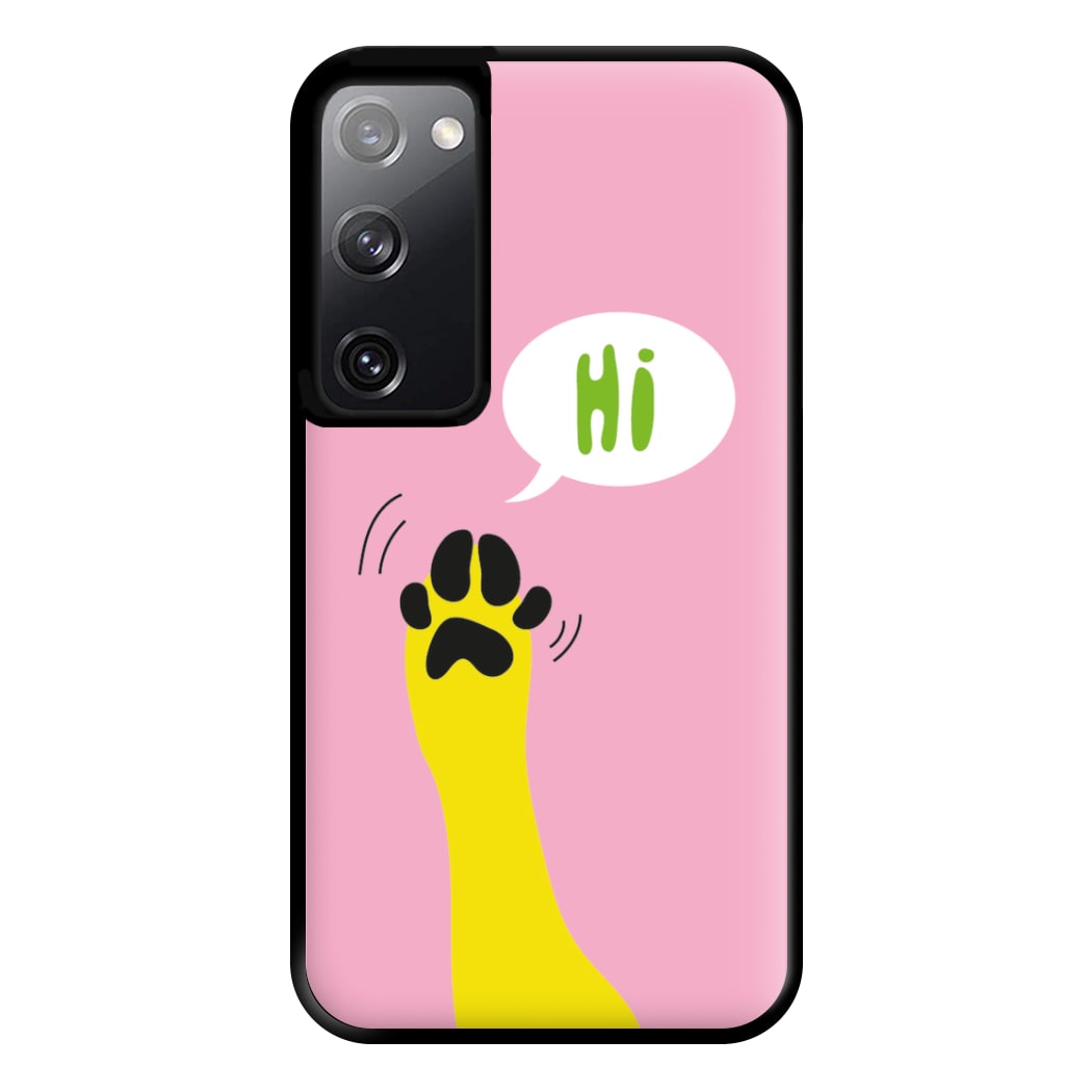 Hi - Dog Patterns Phone Case for Galaxy S20