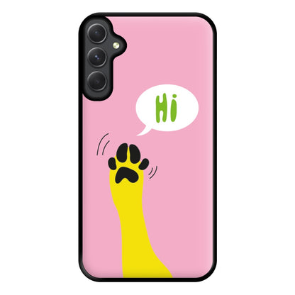 Hi - Dog Patterns Phone Case for Galaxy A54