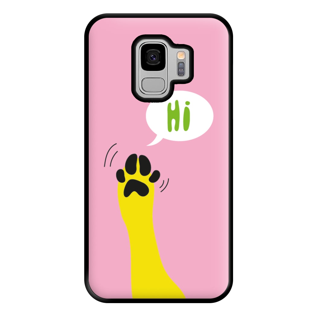 Hi - Dog Patterns Phone Case for Galaxy S9 Plus