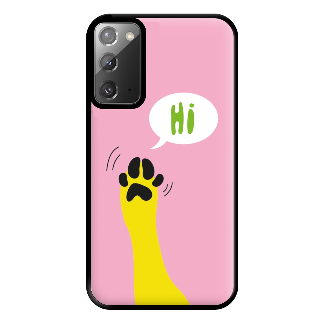 Hi - Dog Patterns Phone Case for Galaxy Note 20 Ultra