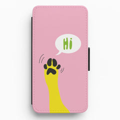 Hi - Dog Patterns Flip / Wallet Phone Case