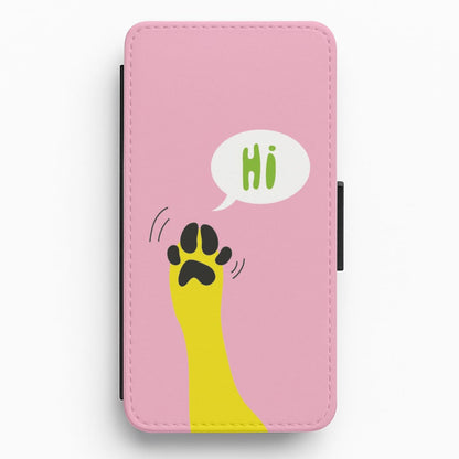 Hi - Dog Patterns Flip / Wallet Phone Case