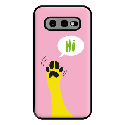 Hi - Dog Patterns Phone Case for Galaxy S10e