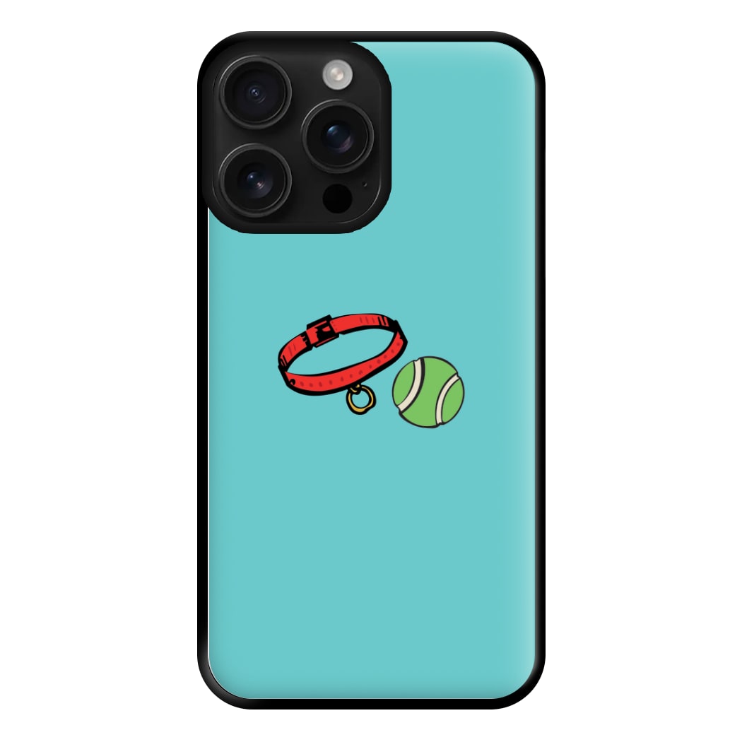 Collar and ball - Dog Patterns Phone Case