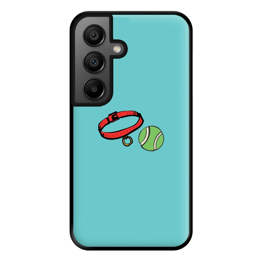 Collar and ball - Dog Patterns Phone Case for Google Pixel 8