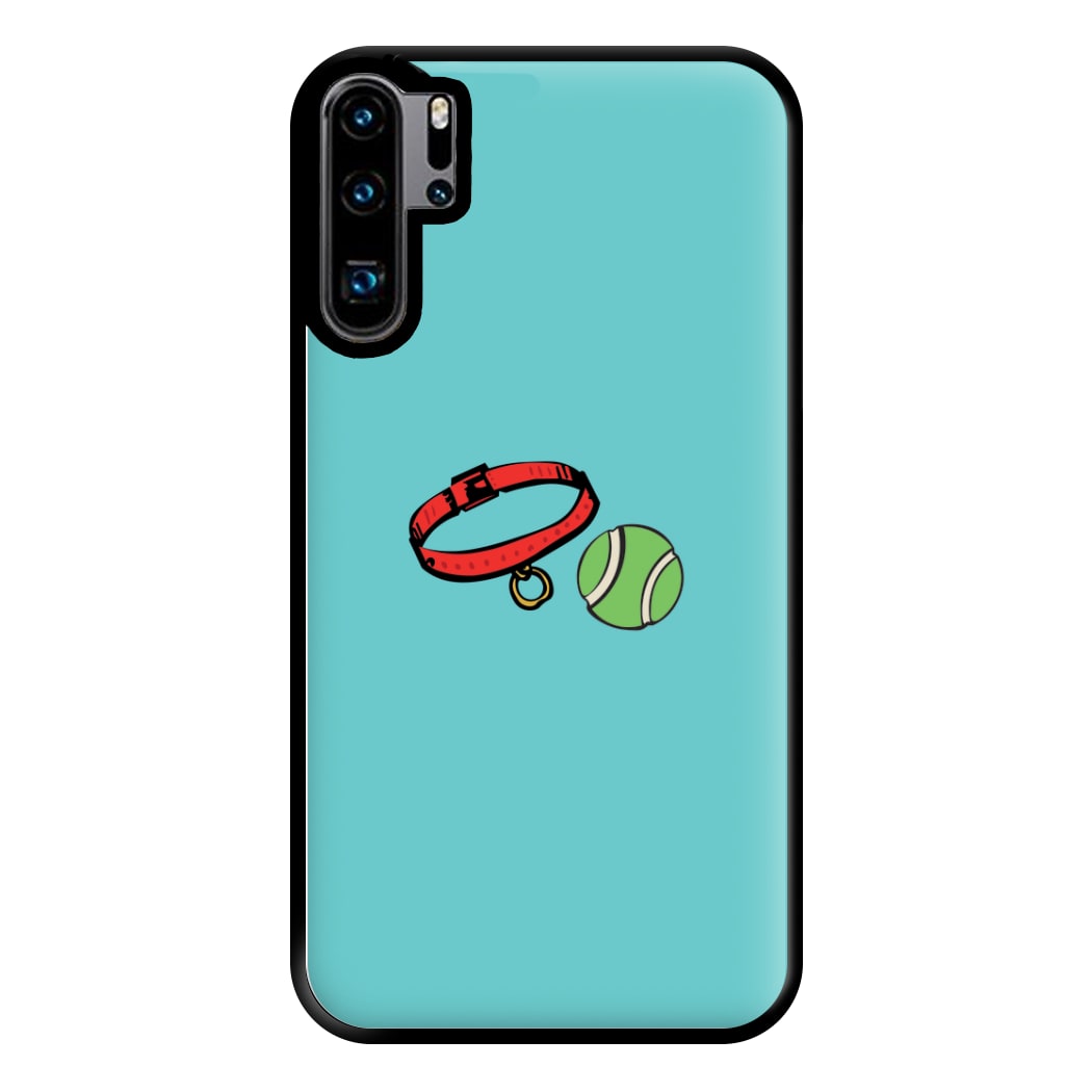 Collar and ball - Dog Patterns Phone Case for Huawei P30 Pro