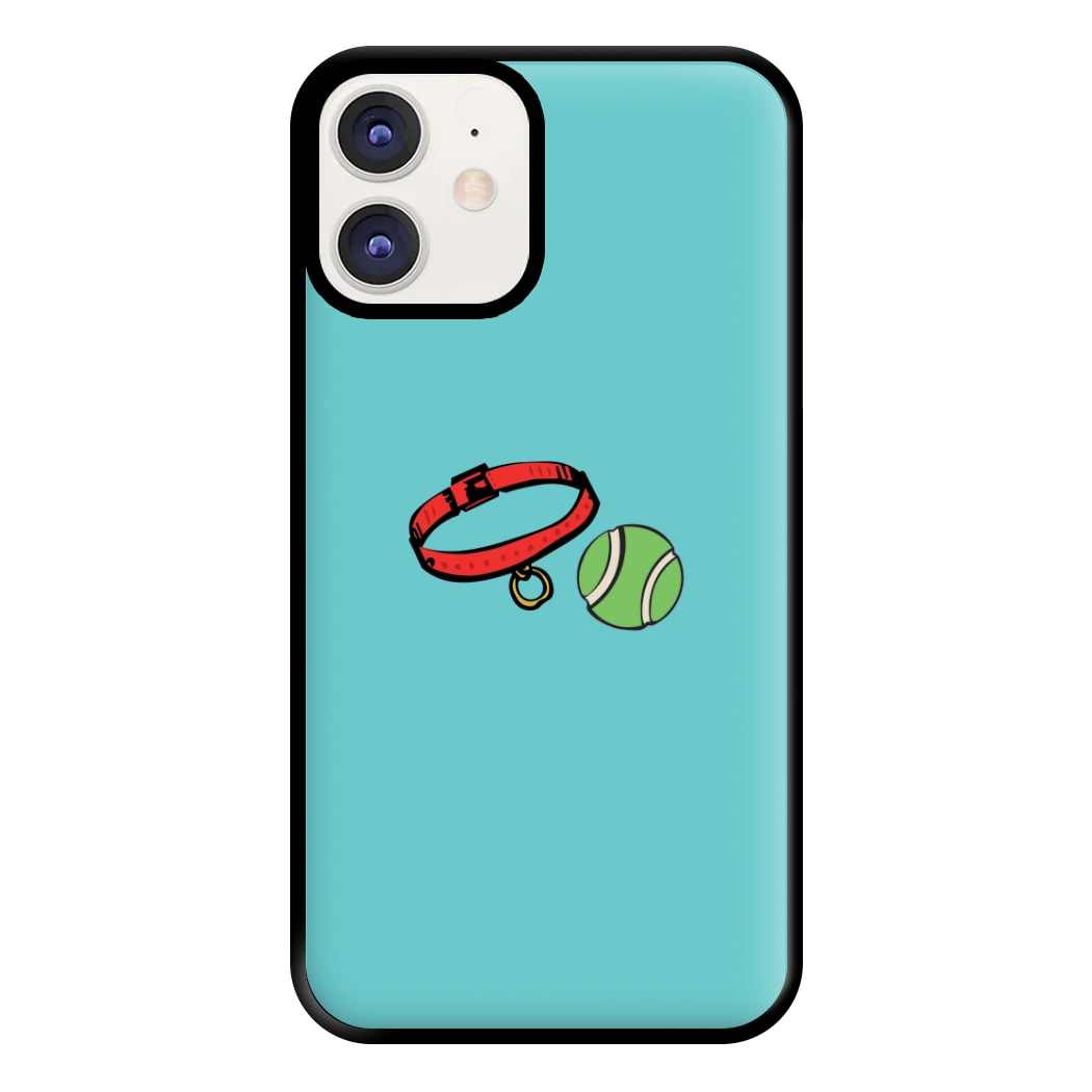 Collar and ball - Dog Patterns Phone Case for iPhone 12 / 12 Pro