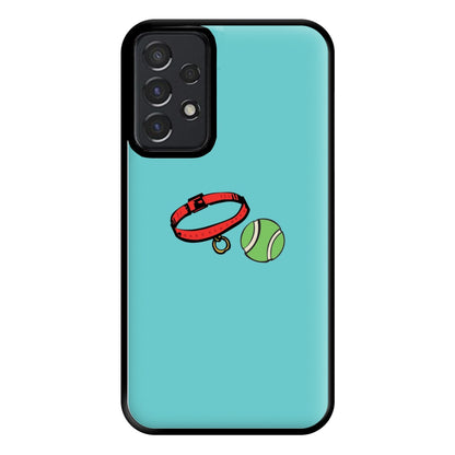 Collar and ball - Dog Patterns Phone Case for Galaxy A52 / A52s