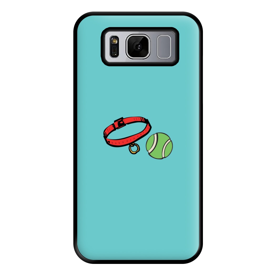 Collar and ball - Dog Patterns Phone Case for Galaxy S8 Plus