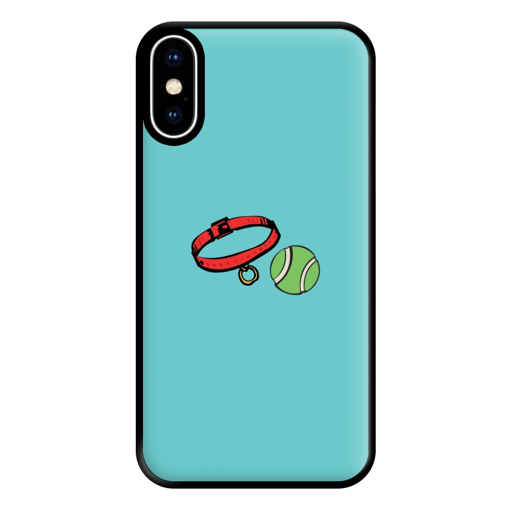 Collar and ball - Dog Patterns Phone Case for iPhone XS Max