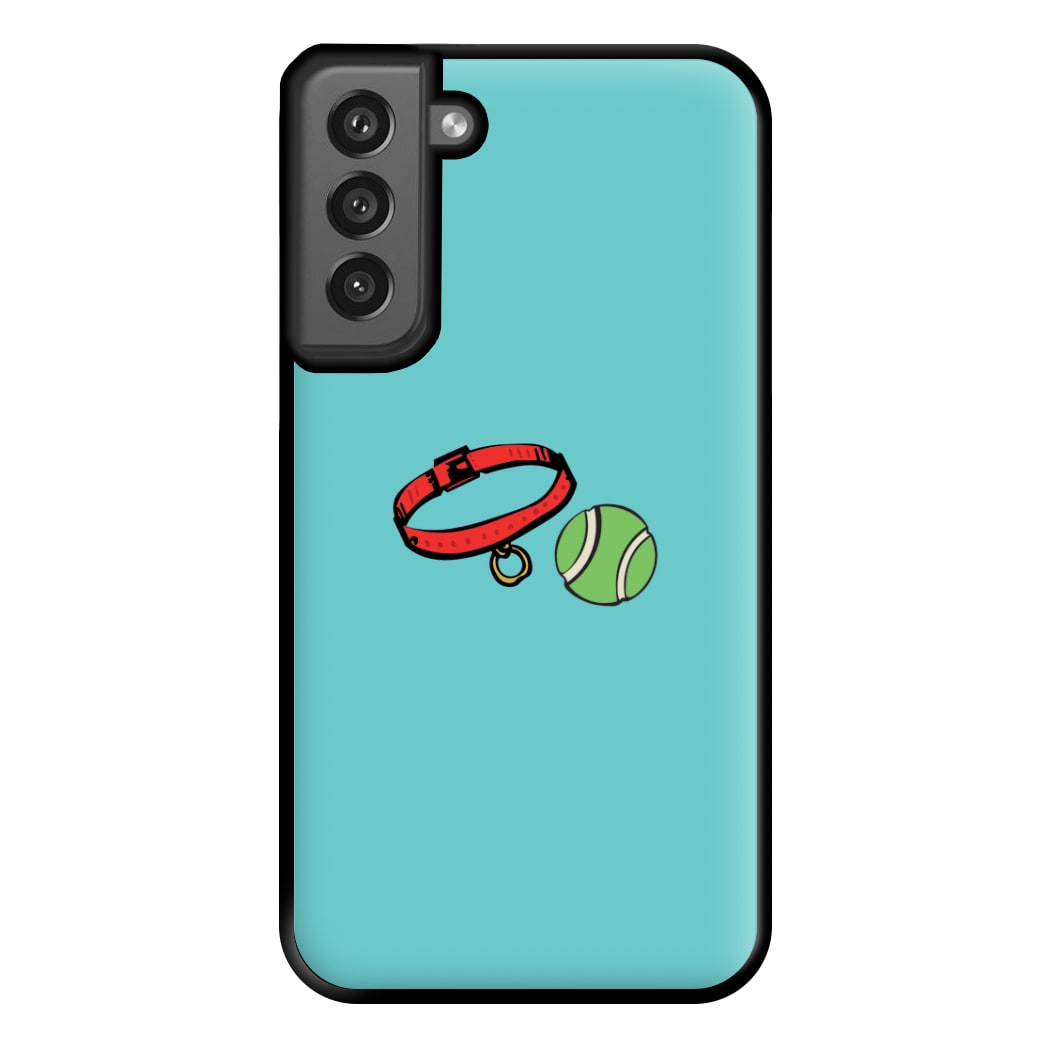 Collar and ball - Dog Patterns Phone Case for Galaxy S21FE