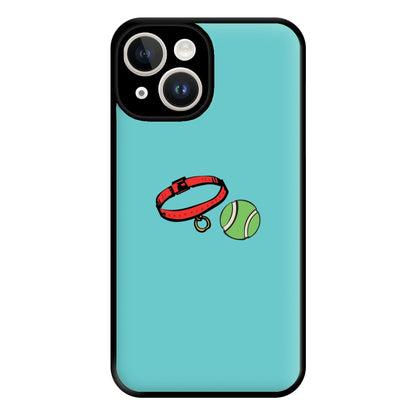 Collar and ball - Dog Patterns Phone Case for iPhone 14