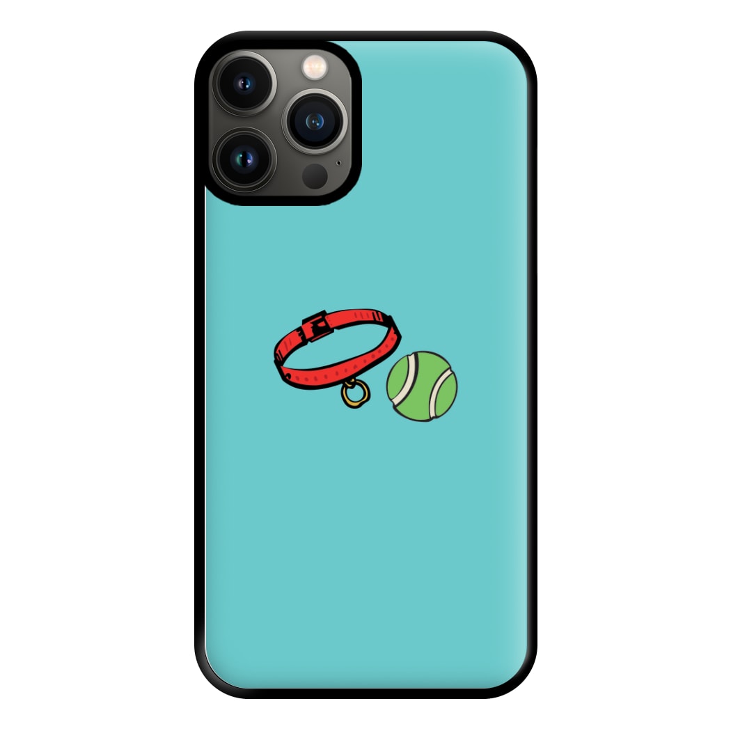 Collar and ball - Dog Patterns Phone Case for iPhone 13 Pro Max