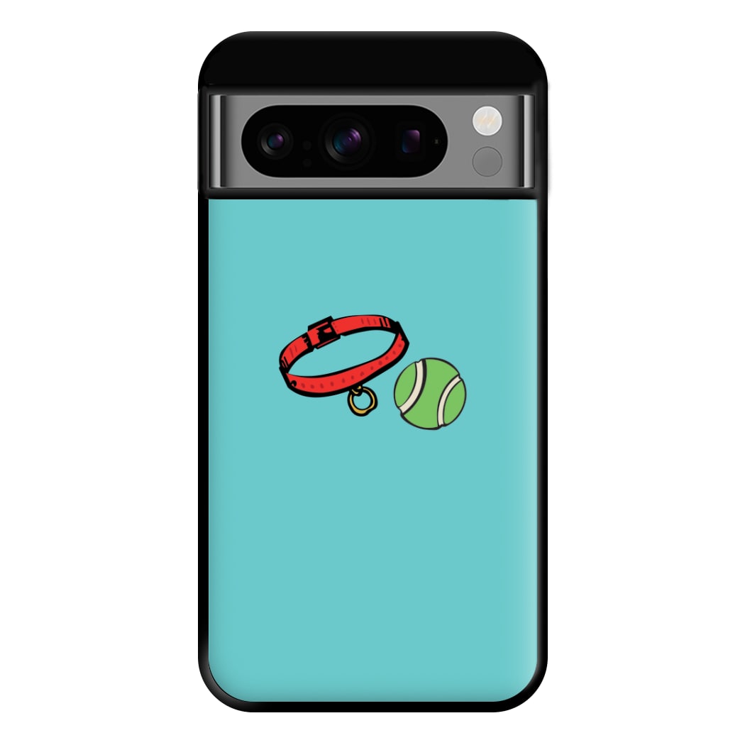 Collar and ball - Dog Patterns Phone Case for Google Pixel 8 Pro