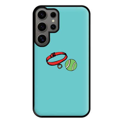 Collar and ball - Dog Patterns Phone Case for Galaxy S24 Ultra