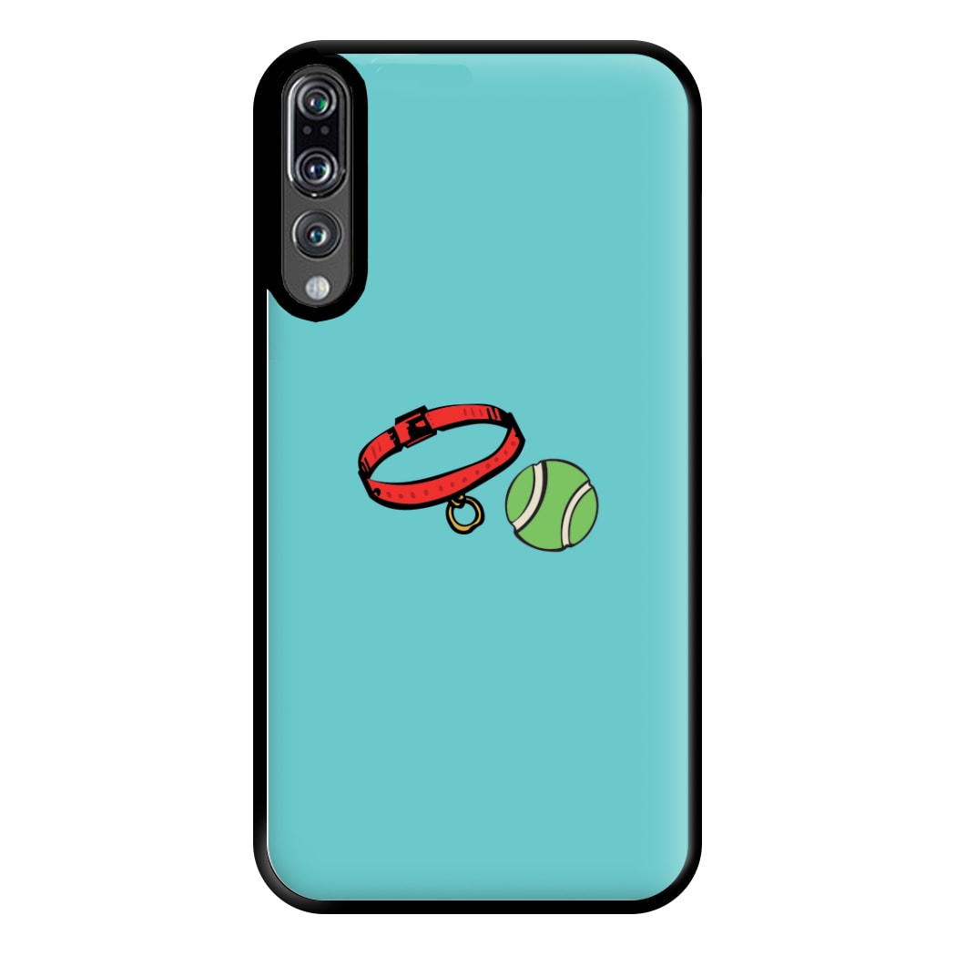 Collar and ball - Dog Patterns Phone Case for Huawei P20 Pro