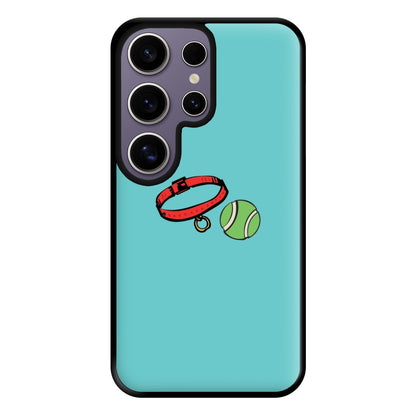 Collar and ball - Dog Patterns Phone Case for Galaxy S25 Ultra