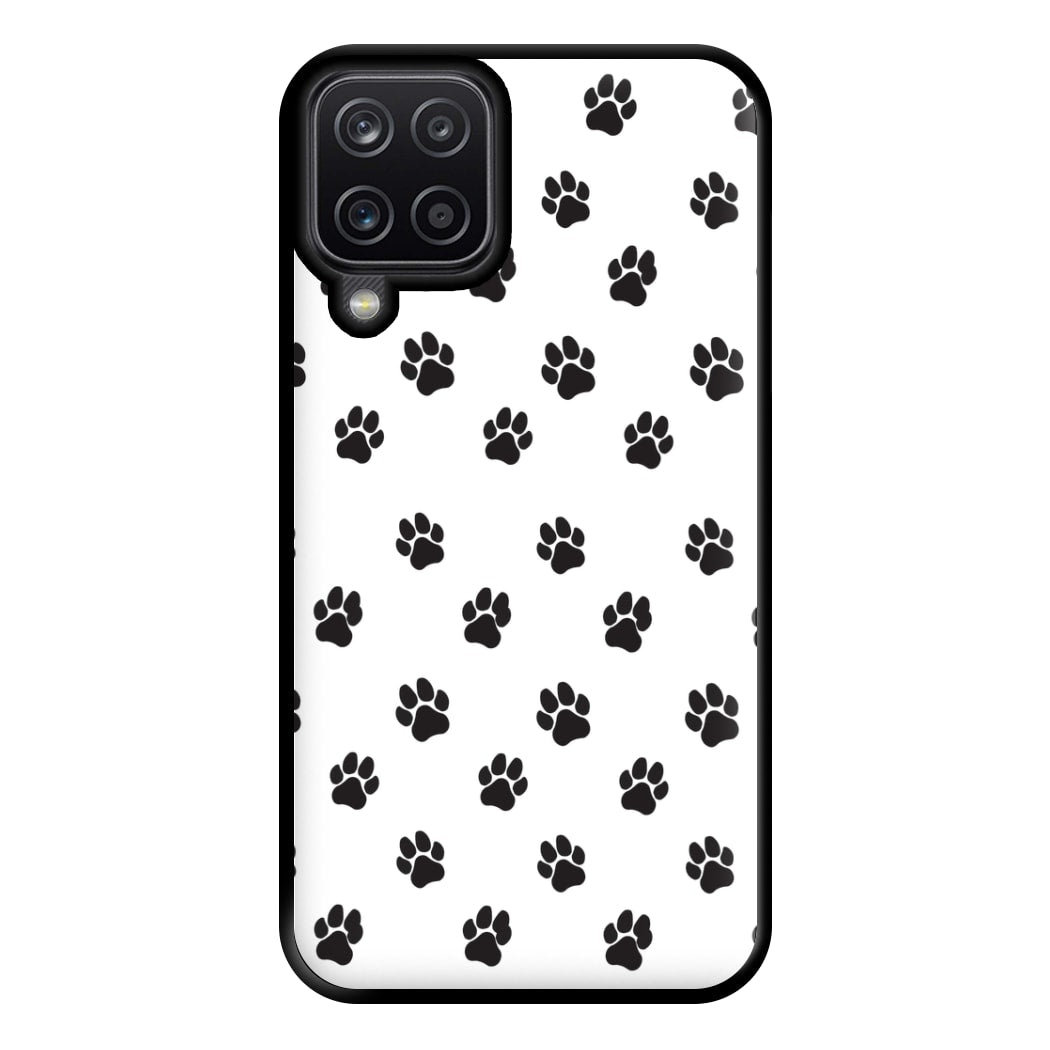 Paw pattern - Dog Patterns Phone Case for Galaxy A12