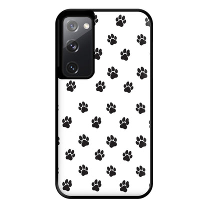 Paw pattern - Dog Patterns Phone Case for Galaxy S20FE