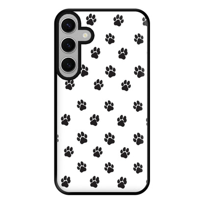 Paw pattern - Dog Patterns Phone Case for Galaxy S24FE