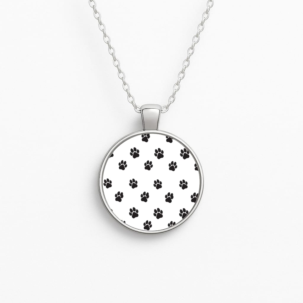 Paw pattern - Dog Patterns Necklace
