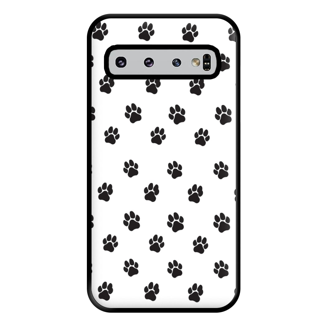 Paw pattern - Dog Patterns Phone Case for Galaxy S10 Plus