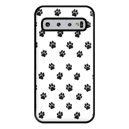 Paw pattern - Dog Patterns Phone Case for Galaxy S10 Plus