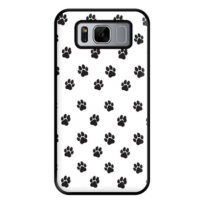 Paw pattern - Dog Patterns Phone Case for Galaxy S8 Plus